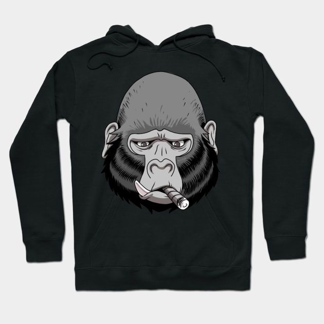 DEPRESSED GORILLA Hoodie by pnoid